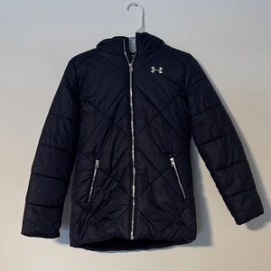 Kids Under Armour Navy Puffer Jacket Sz. Large